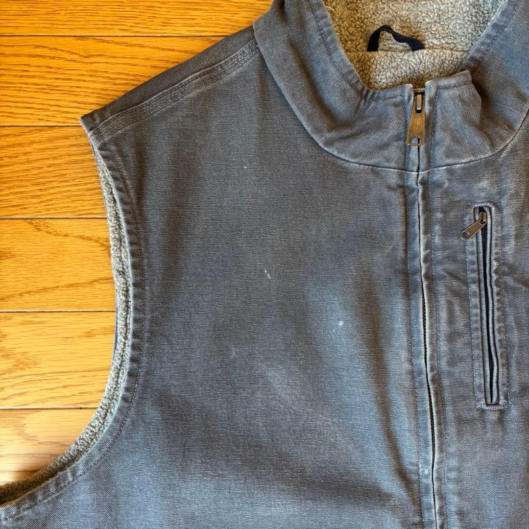 希少】Carhartt カーハート ダックベスト 裏ボア 2XL グレー - メルカリ