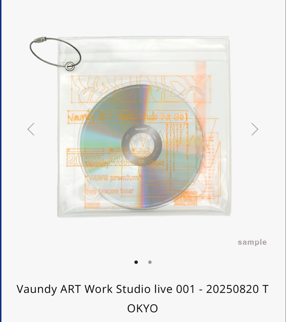 Vaundy Art Work Studio Live 001 TOKYO - メルカリ
