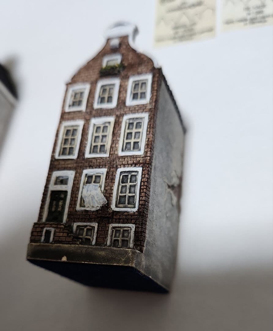 ミニチュアハウス Old Glories アムステルダム運河沿い 6点セット