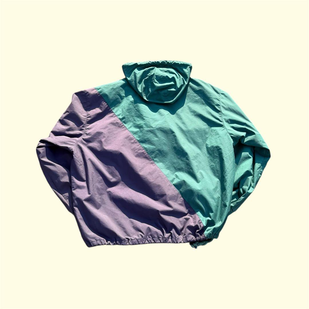 90s OLD GAP 2-tone nylon anorak parker - メルカリ