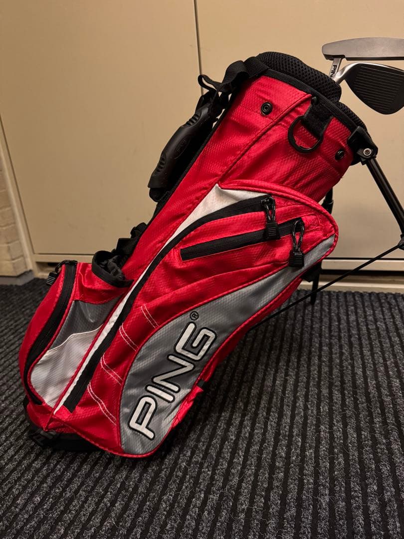 の*ぶ様 PING Moxie Kスタンド式ゴルフバッグ 赤 楽天市場】ピン CB-P225 サステナブル 9.5型 (36235-01) カラー