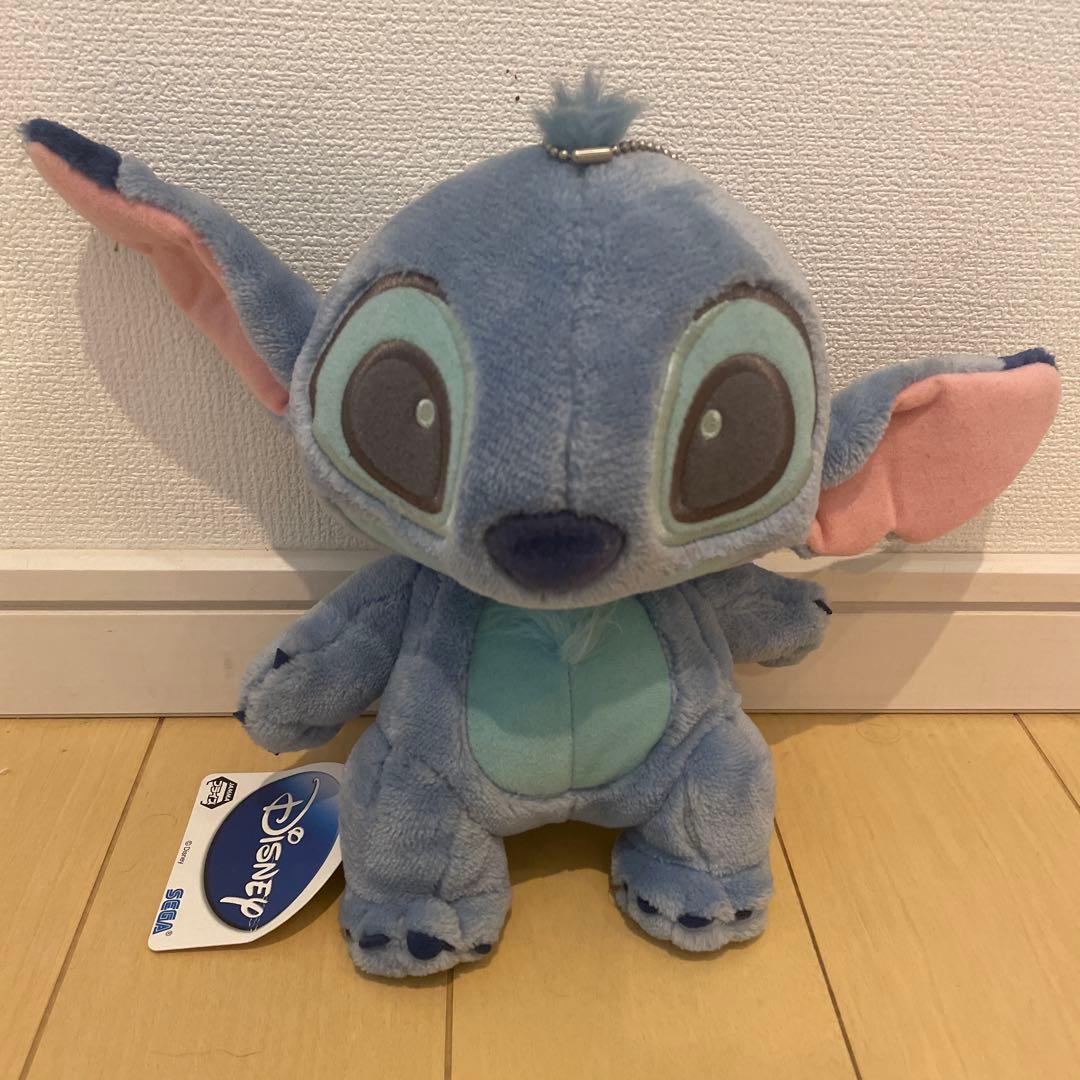希少【タグ付き】Disney ちびーず しっとりぬいぐるみ スティッチ