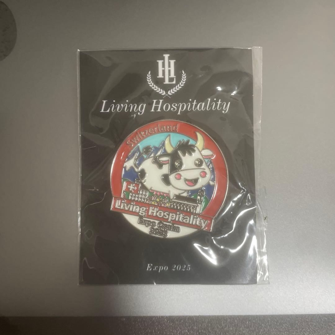 大阪Expo2025 Living hospitality非売品ピンバッチ - メルカリ