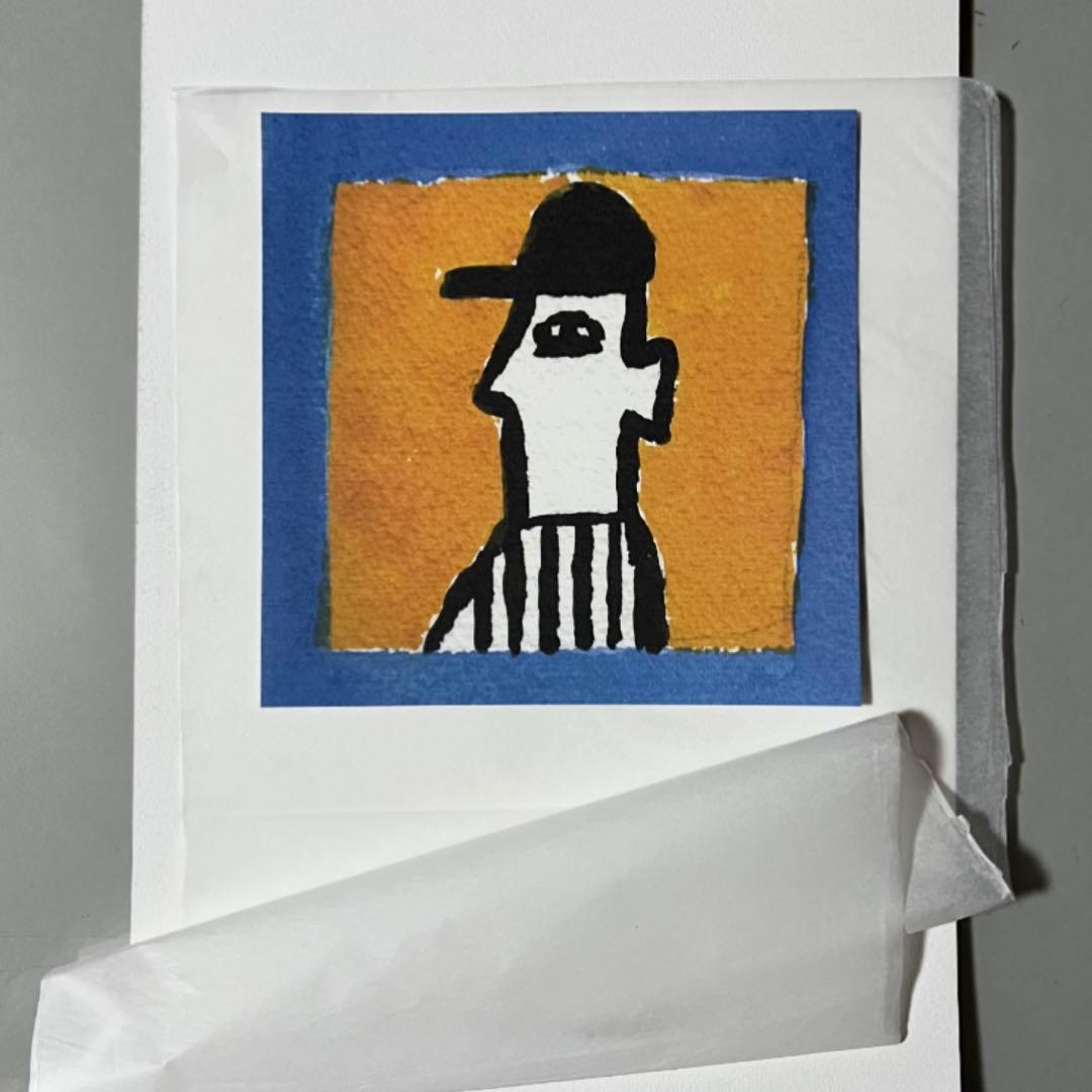 生誕100年柚木沙弥郎展日本民藝館喜びの鳥ポスター限定型染めIDEE染色