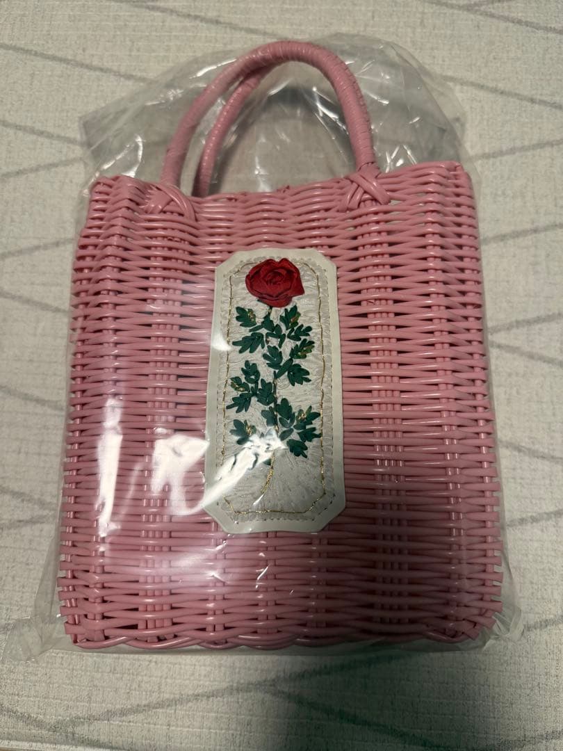 新品タグ付き】ルルメリー × ビームス 手刺繍のかごバッグ (小) - メルカリ