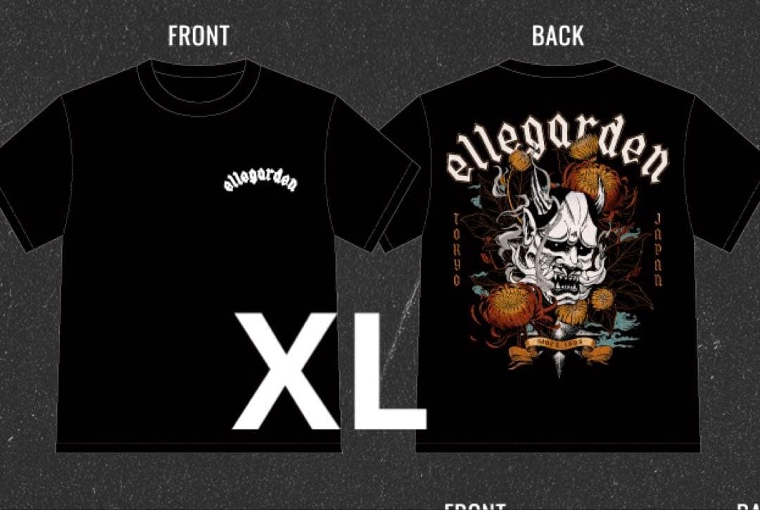 ellegarden 般若 Tシャツ XL ブラック エルレガーデン - メルカリ