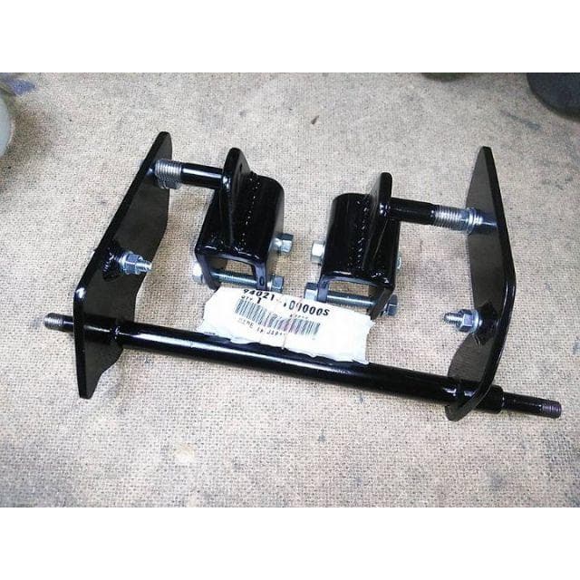 新品 エイプ50 100 ツインサスアダプター 塗装込み KBC製 Wサス