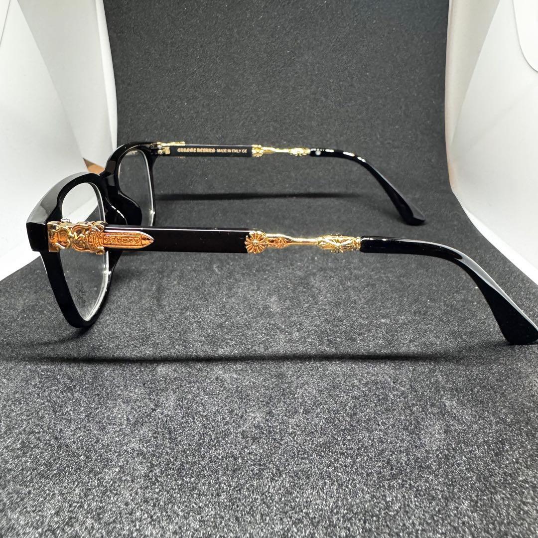 伊達メガネ サングラス クロス タガー ゴールド クロムハーツ好きに