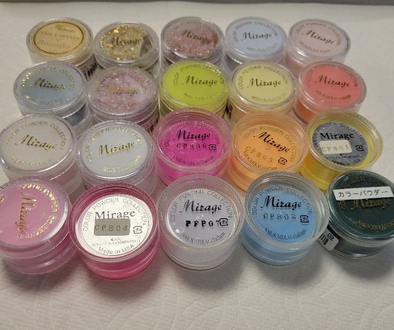 ミスミラージュ アクリルカラーパウダー ミラージュ カラーパウダー N/12色シリーズ 7g 全種まとめ買い92個