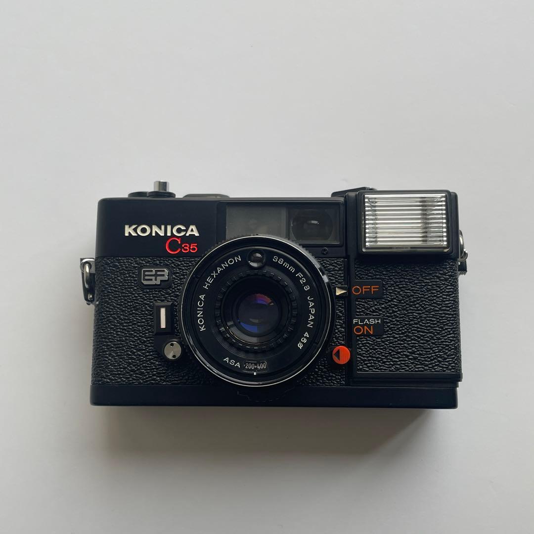 極美品 KONICA C35 flashmatic 783209【整備・試写済】 整備品】KONICA
