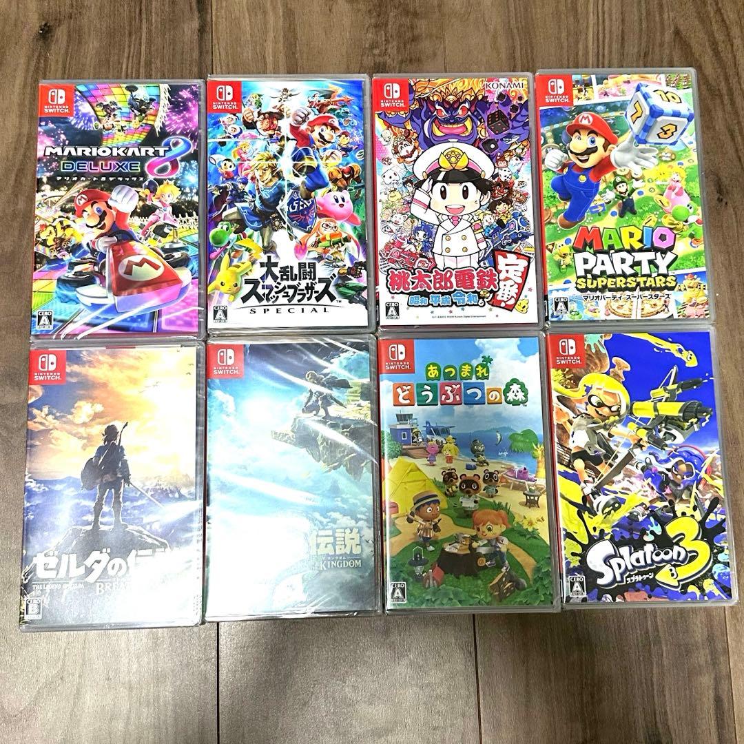 Nintendo Switch ソフト8本　新品未開封 Nintendo Switch - Nintendo Switch ソフト8本 新品未開封の通販 by た