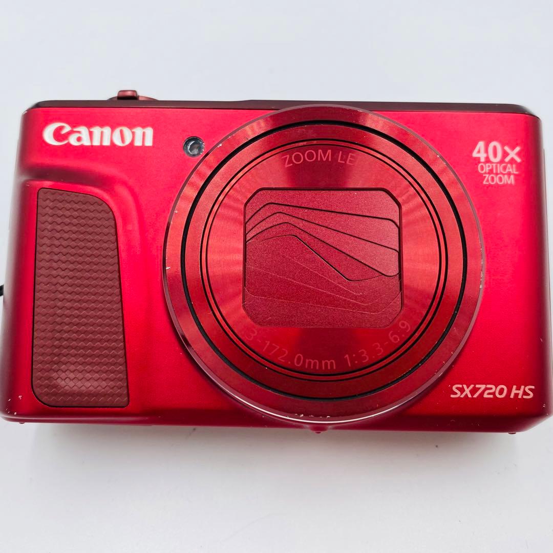 動作確認済 ⭐︎美品⭐︎ Canon SX720 HS デジカメレッドボディ - メルカリ