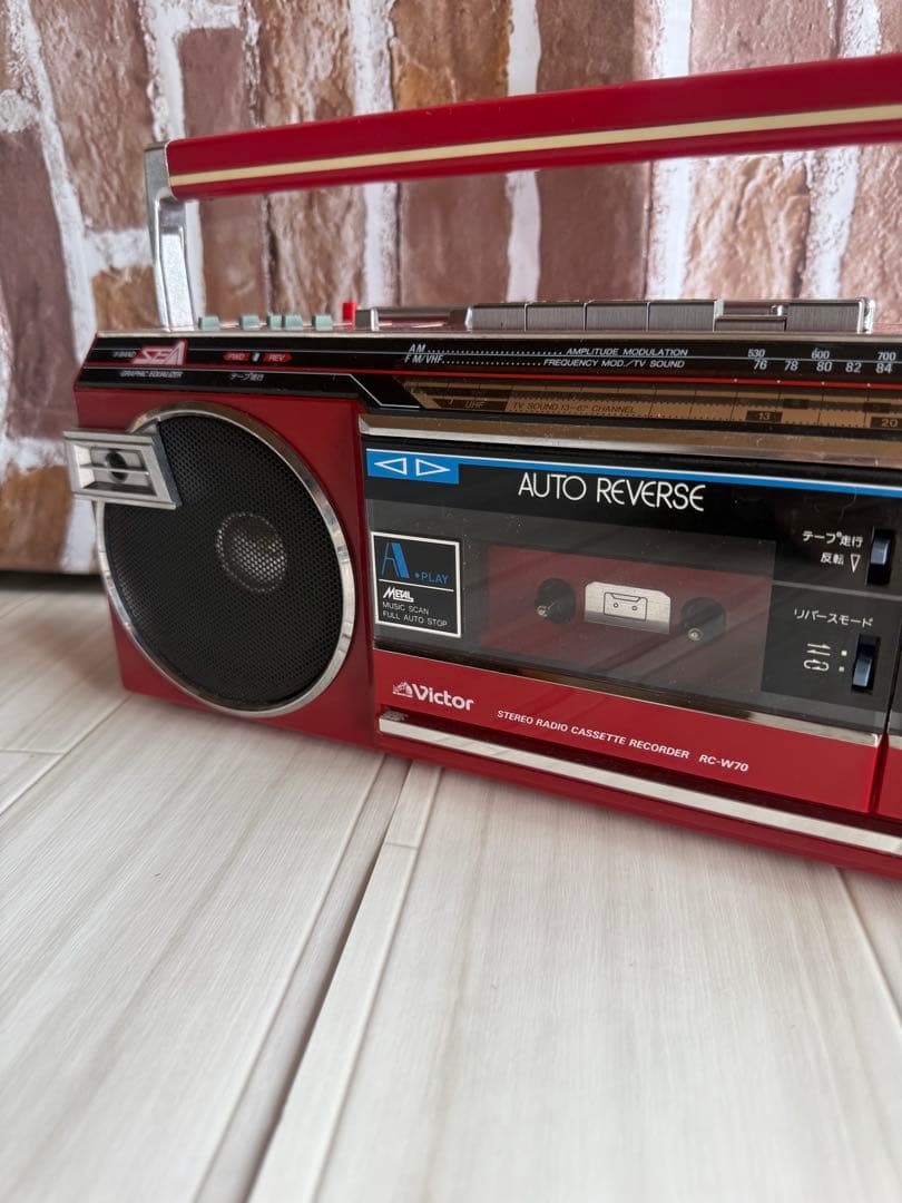レトロ Victor RC-V720 ステレオカセットレコーダー