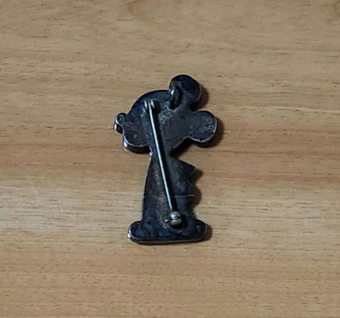 ズニ族 ミッキー インディアンジュエリー ペンダントトップ ブローチ