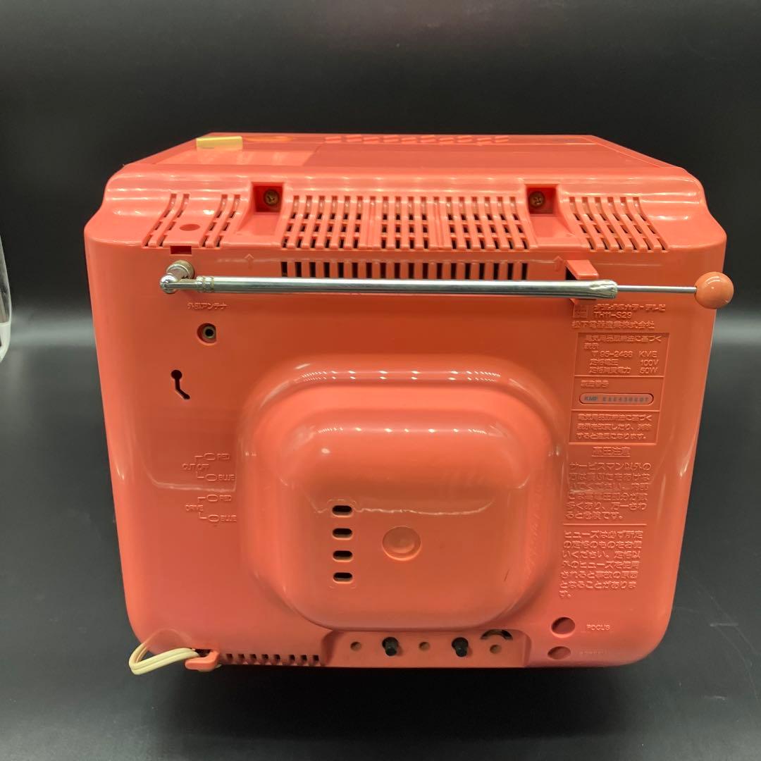 National レトロ ブラウン管テレビ ピンクTH11-S29 当時物 - メルカリ