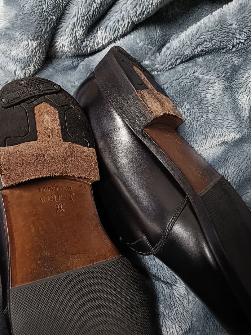 JOHN LOBB ROMSEY 7.5D ブラックカーフ チャッカブーツ