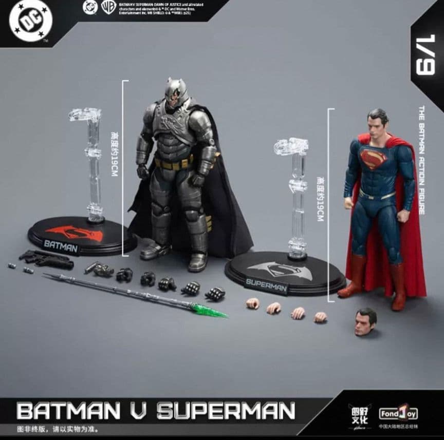 Fondjoy 1/9 バットマン ＆スーパーマン 豪華セット DC1020 - メルカリ