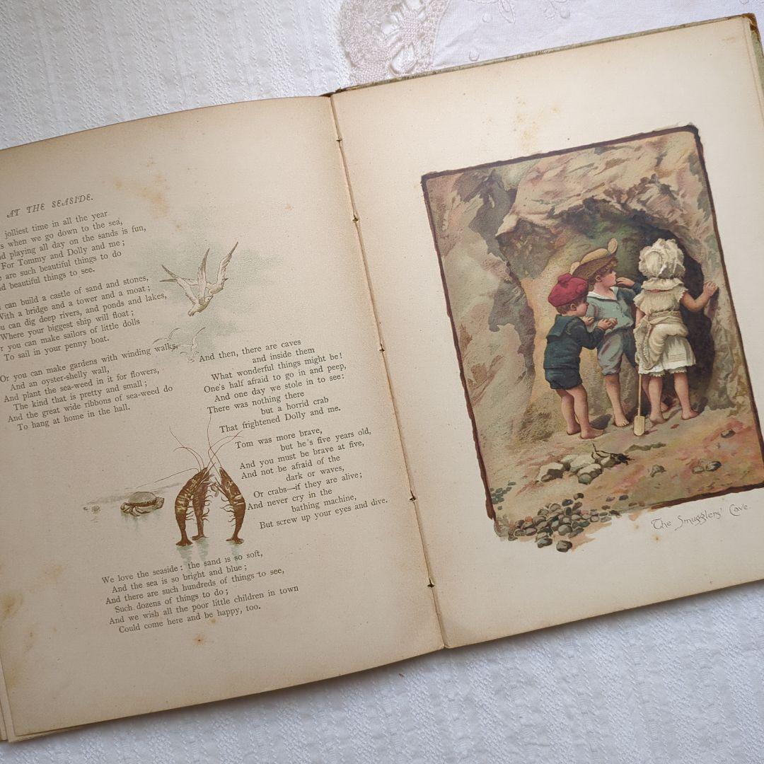 超稀少1885 ハリエットベネット 絵本ヴィクトリアン 洋書 児童書
