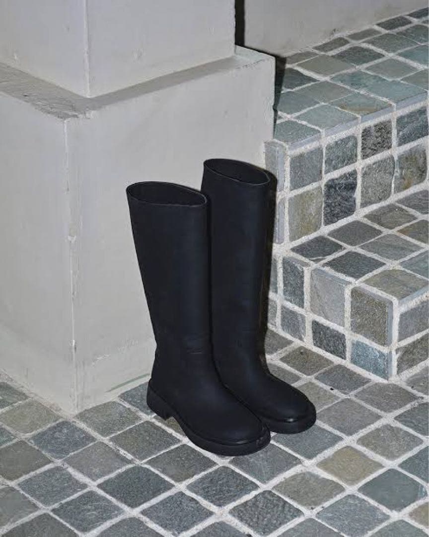 todayful Platform Long Boots ロングブーツ 黒 - メルカリ