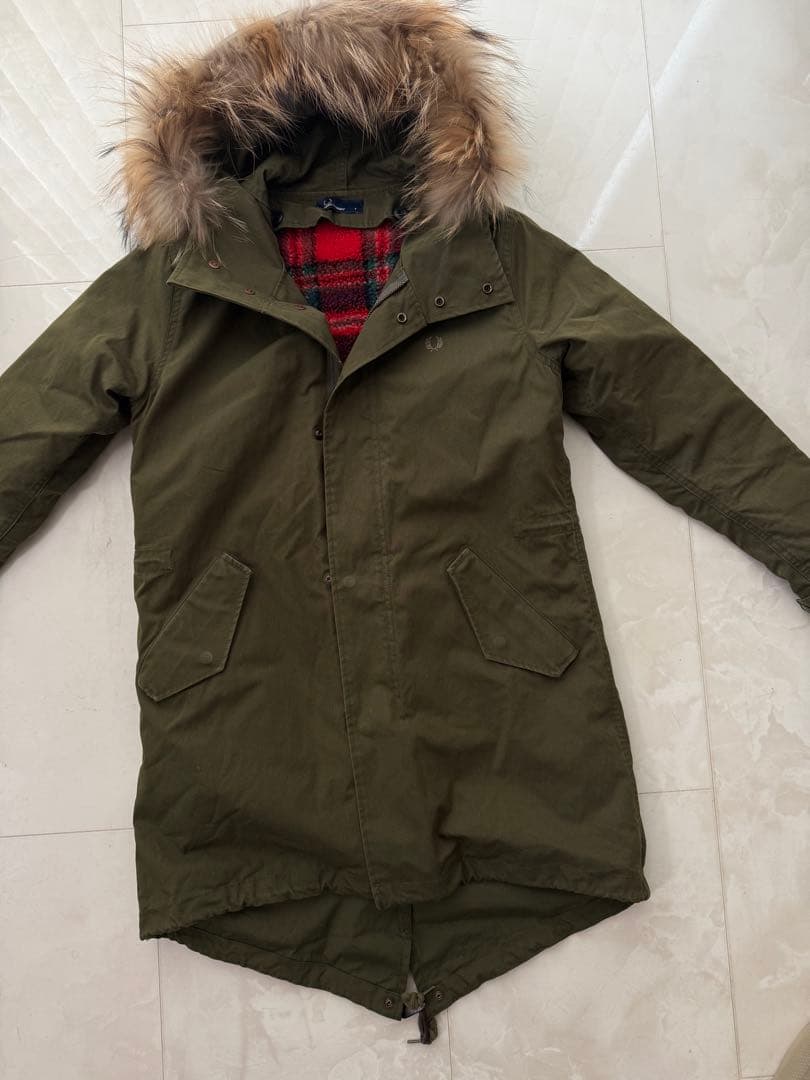 FRED PERRY フレッドペリー　長袖ライナー付き　モッズコート ファー フレッドペリー ライナー付 モッズコート メンズ SIZE S (S) FRED