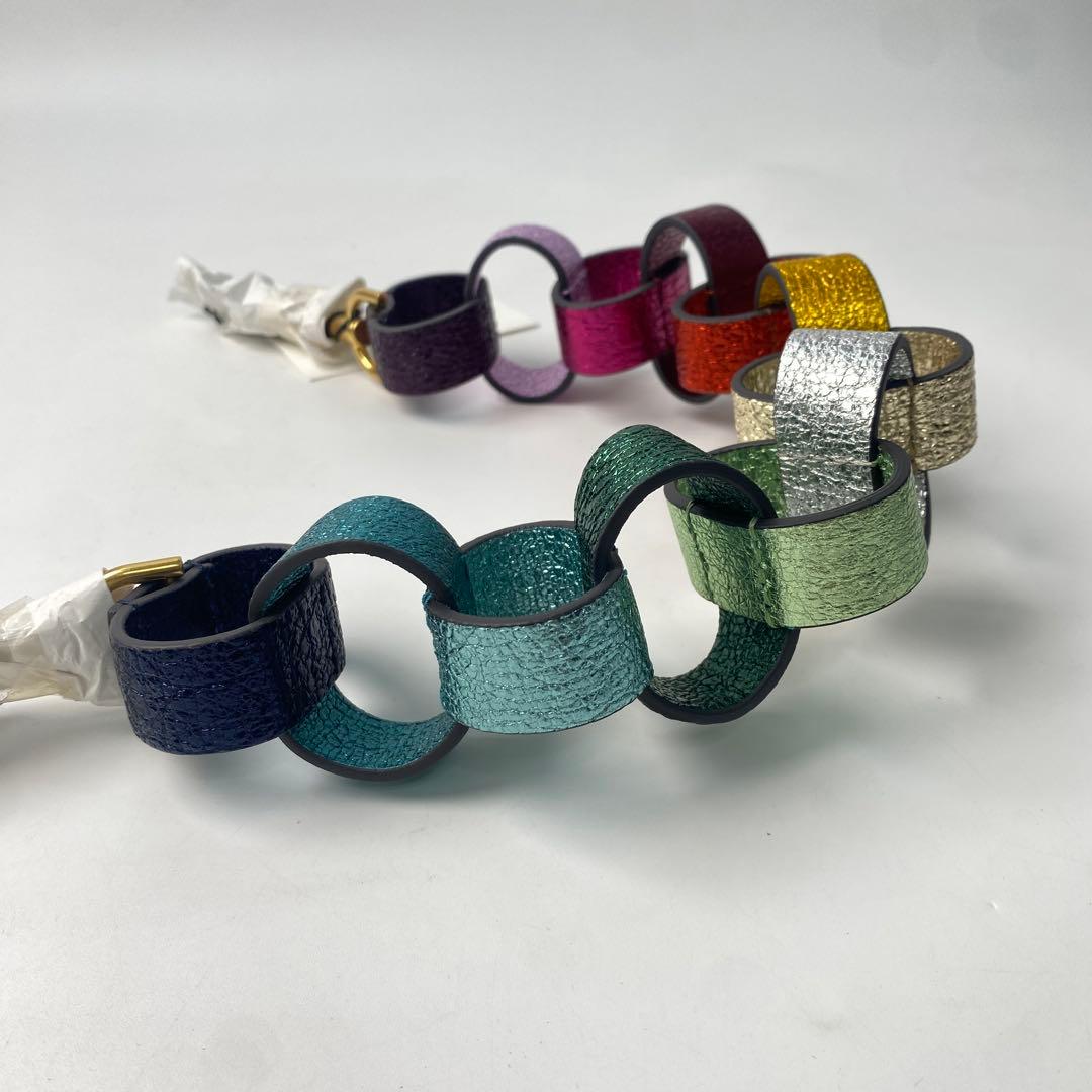 未使用 アニヤハインドマーチ ショルダー ストラップ マルチカラー