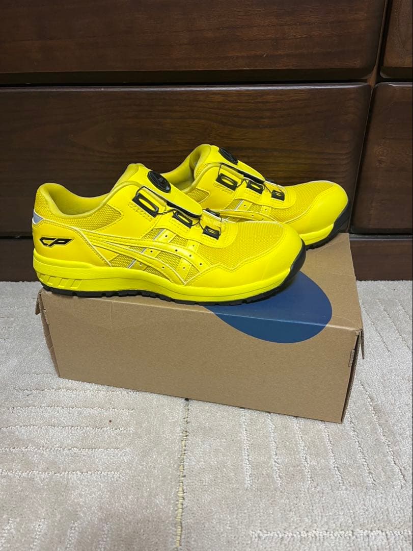 asics WIN JOB CP209 BOA イエロー 26.5cm