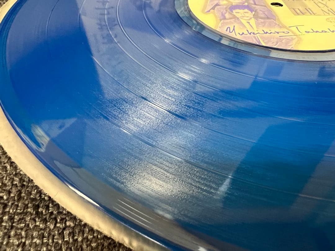 1980年/帯付/青盤 高橋幸宏 LP 邦楽レコード 音楽殺人 ポスター付