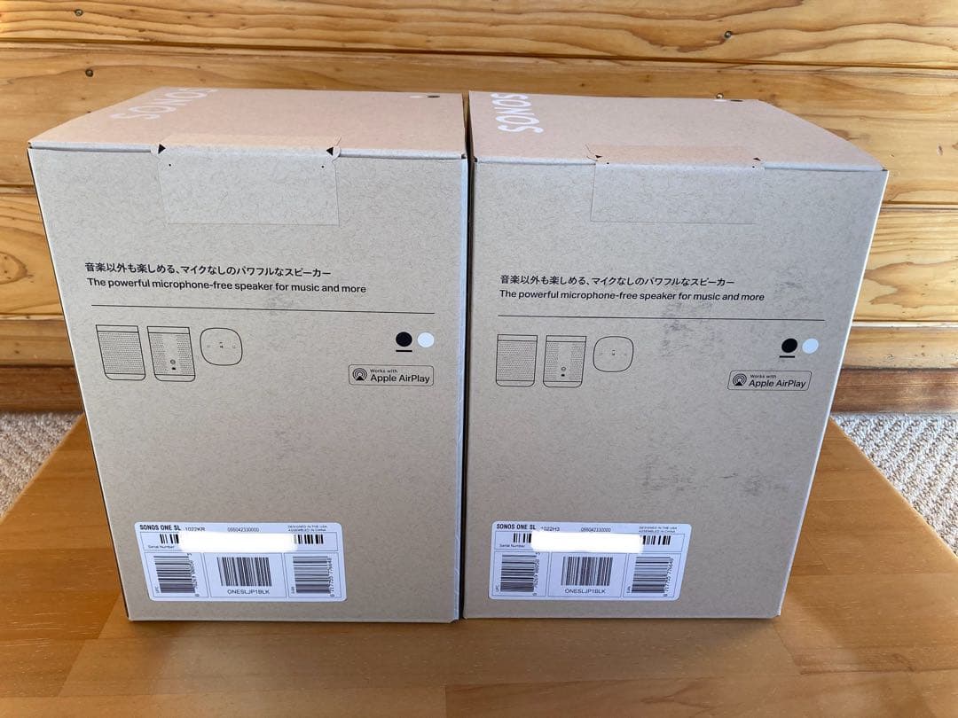 《新品未開封品》SONOS One SL ブラック 2個セット