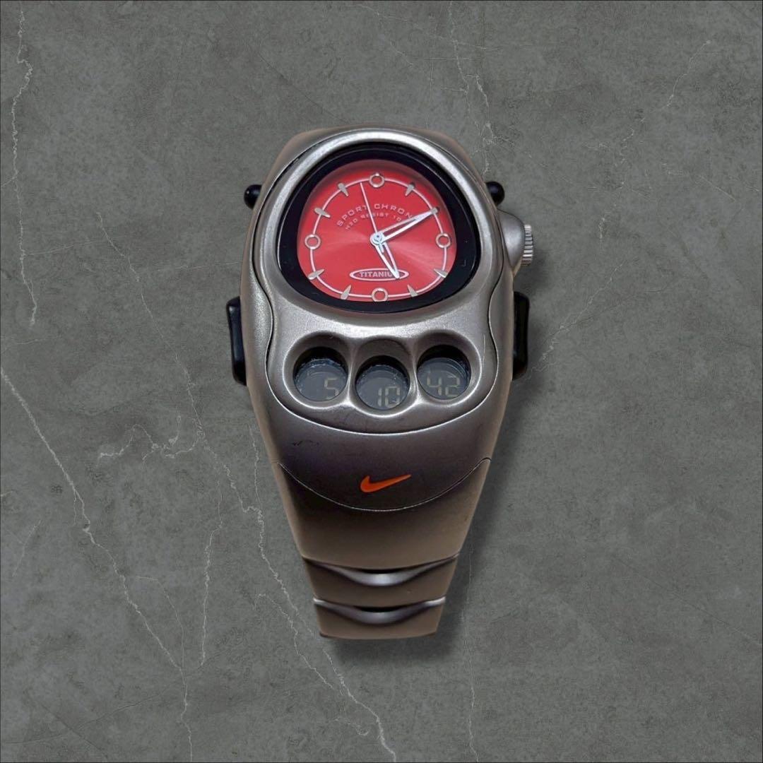 最終価格】NIKE gsx titanium 時計 赤 00s y2k - メルカリ