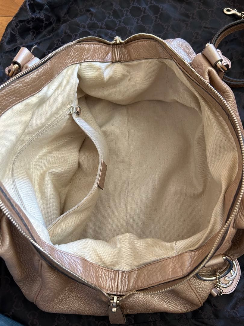 お値下げ：GUCCIスーキーミニボストンバック - メルカリ