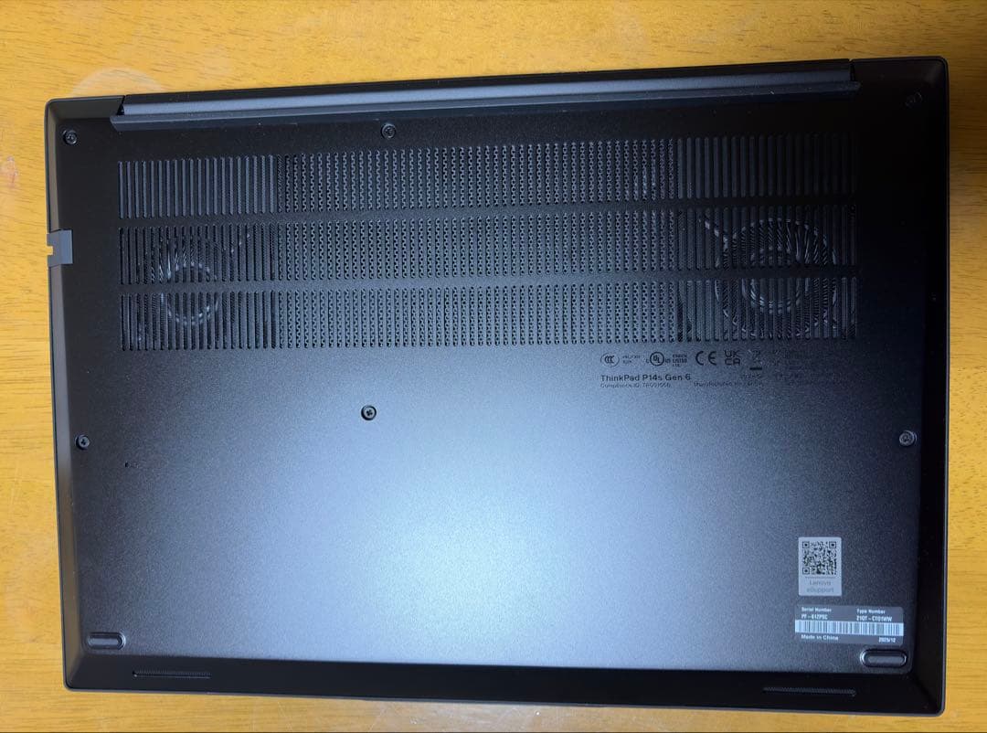 Windowsノート本体 ThinkPad P14s Gen6 intel 32GB 255H 2.5K