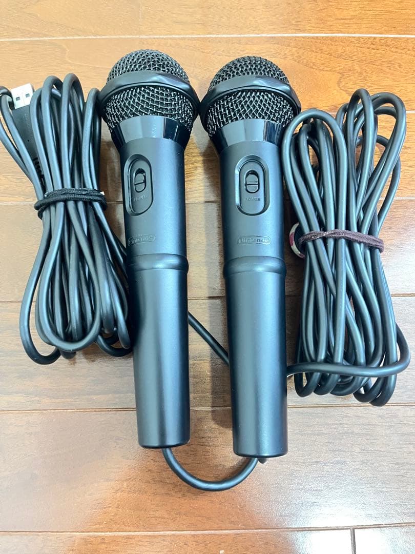 Nintendo ニンテンドー有線マイク 2本セット WiiU Switch - メルカリ