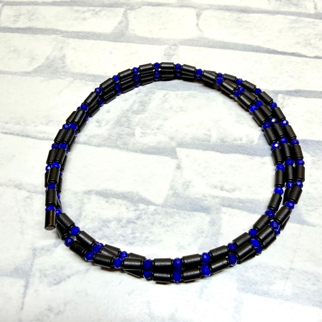 極美品】コアフォースループ ラピスラズリ CFL70 ブレスレット ブルー