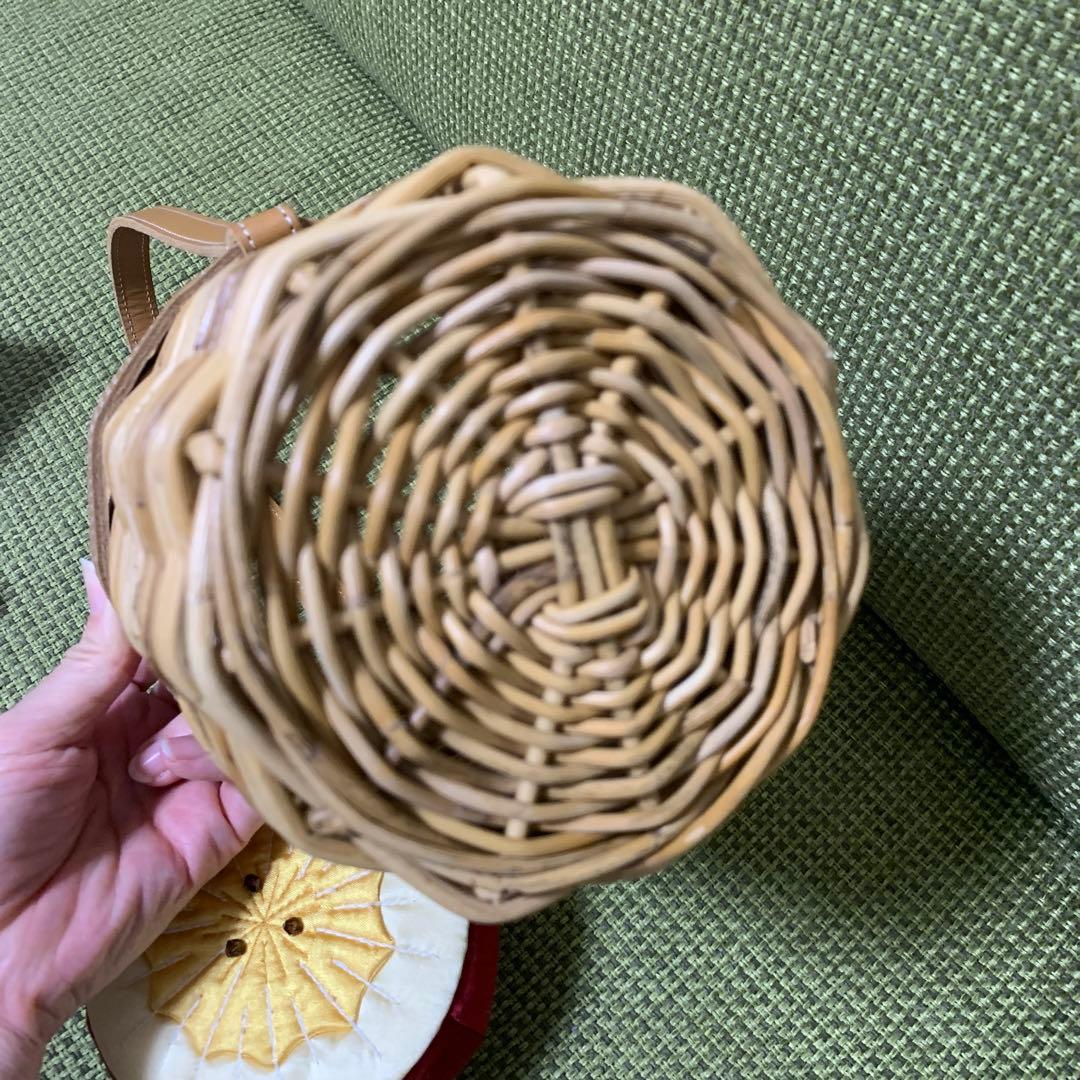 ラドロー LUDLOW カゴバッグ りんご - メルカリ