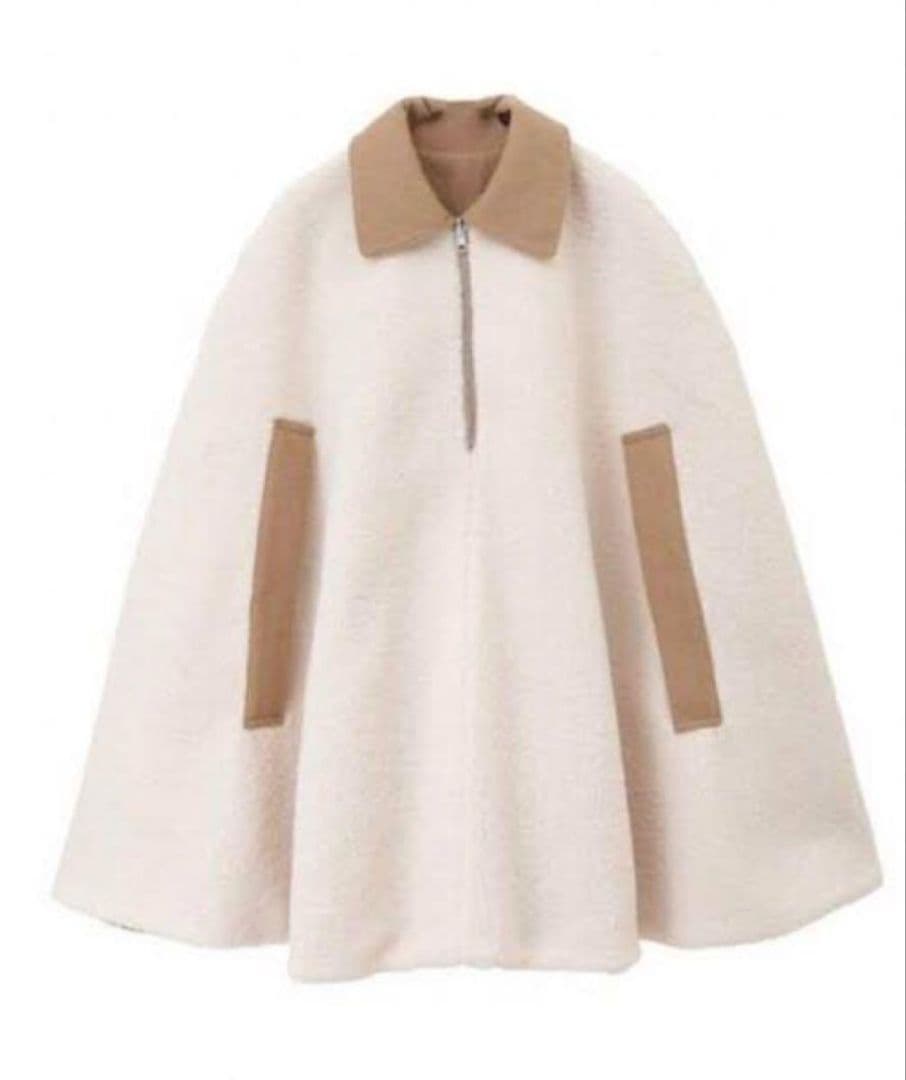 CLANE REVERSIBLE BOA MILITARY CAPE COAT - メルカリ