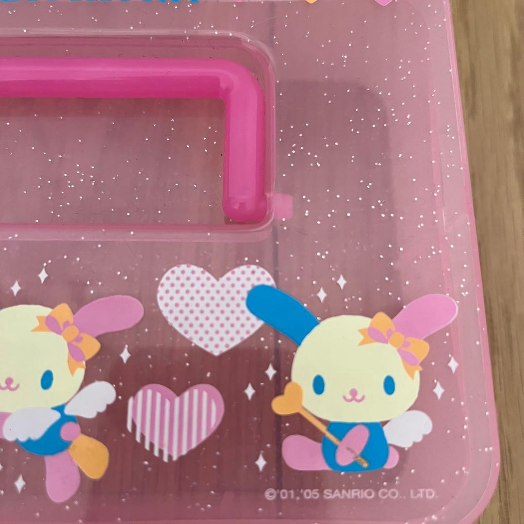 レア】サンリオ ウサハナ レターケース 小物入れ 平成レトロ ピンクお