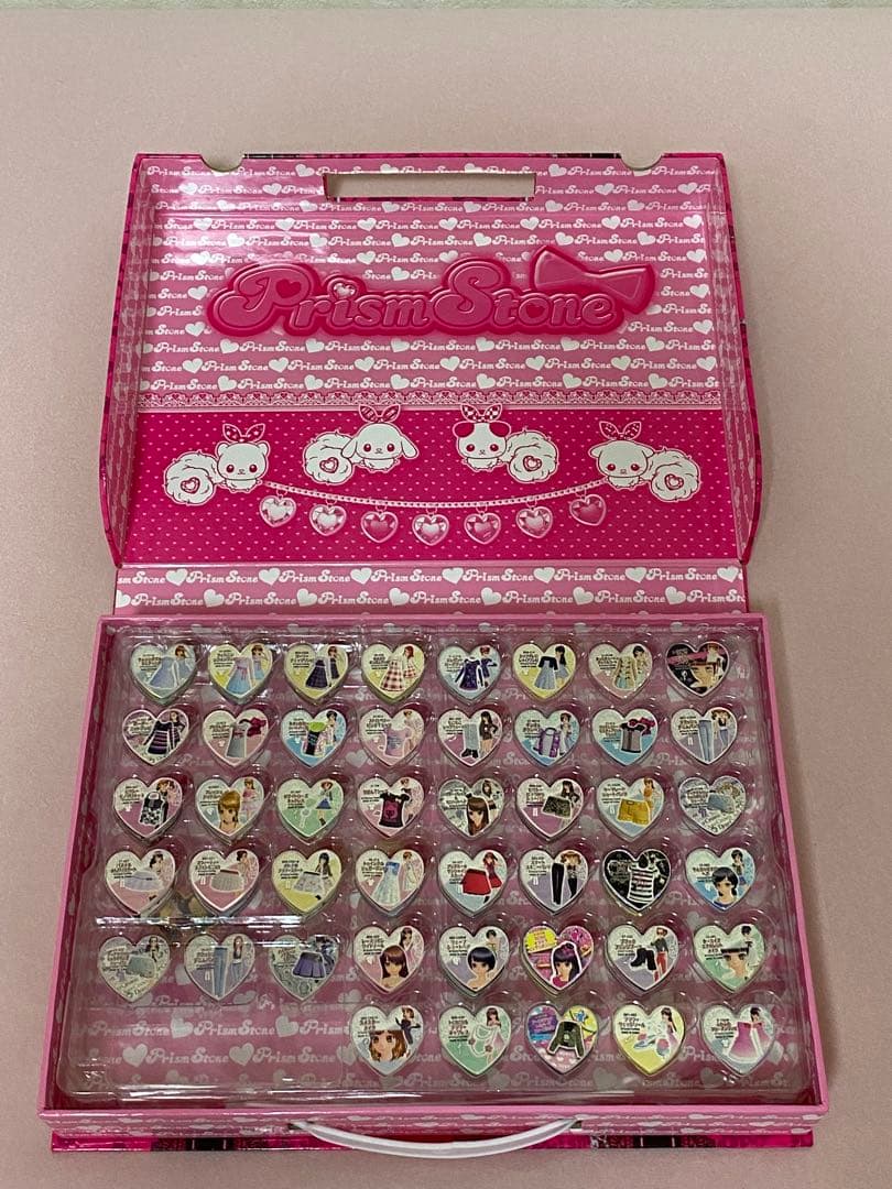 Prism Stone ハートデザイン収納ボックスとプリズムストーン・チャーム