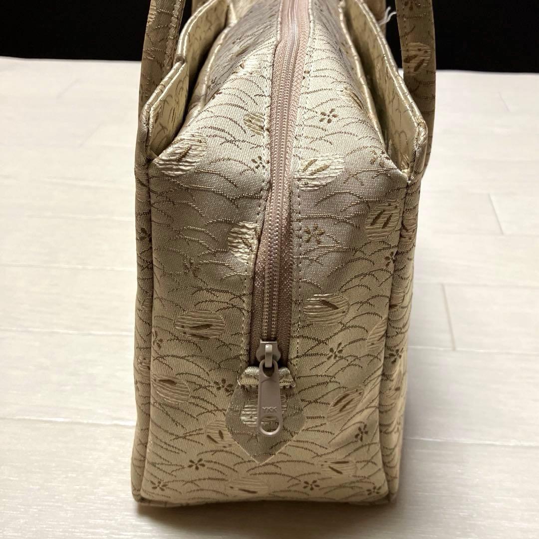 《未使用・タグ付き》利休バッグ　西陣金蘭　うさぎ柄　日本製