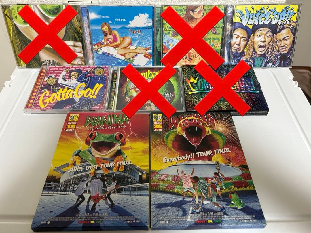 WANIMA CD3枚&DVD2枚セット まとめ売り バラ売り可 ワニマ - メルカリ