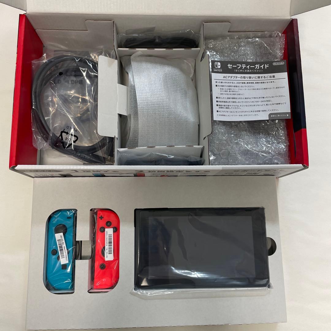 Nintendo Switch 本体 赤/青 スプラトゥーン3付き 画面フィルム - メルカリ