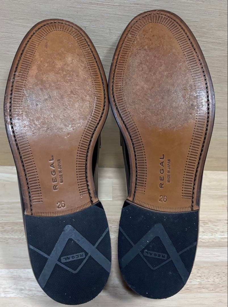 REGAL リーガル ローファー 黒 革靴 26.0cm