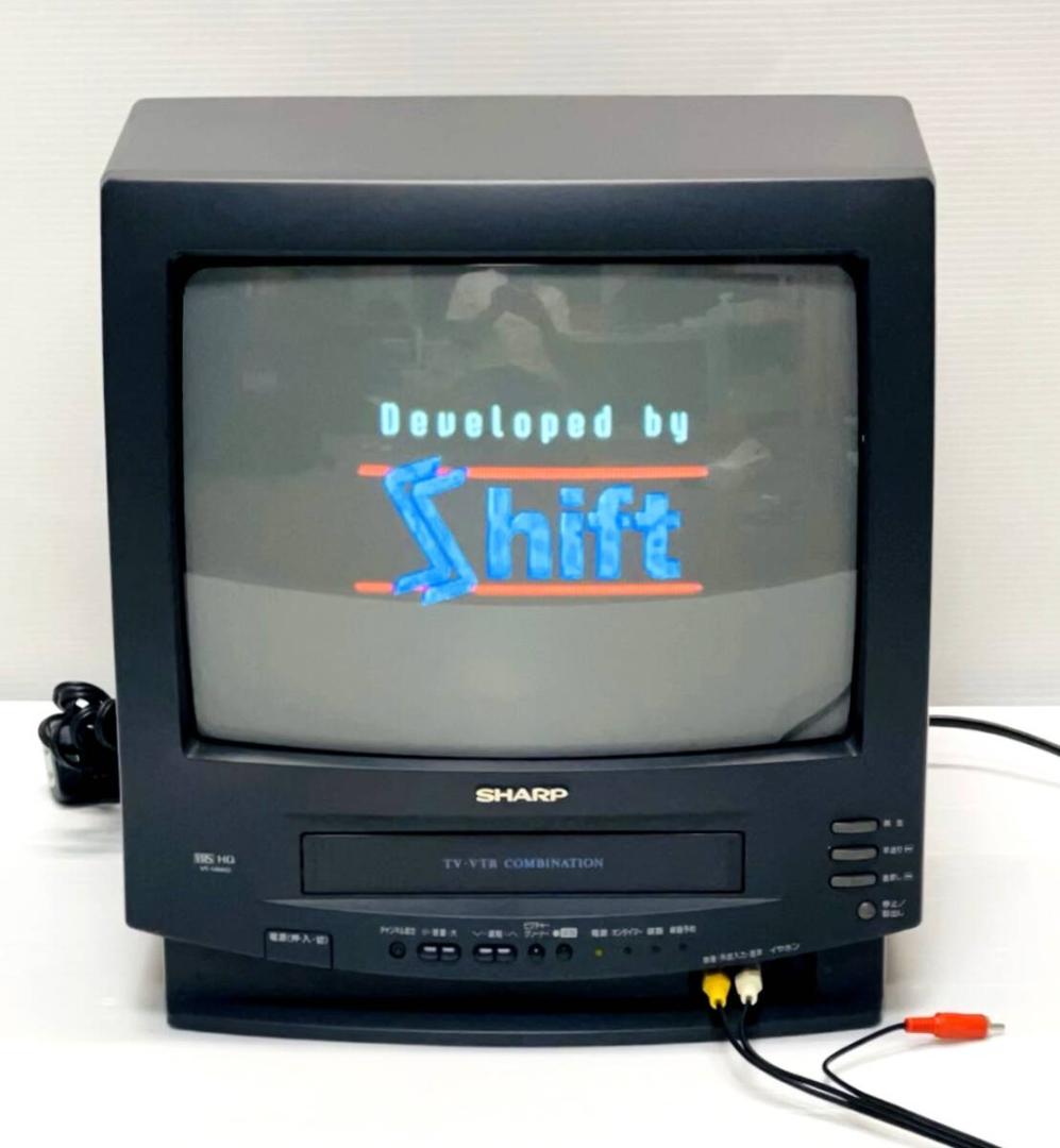 レトロゲームOK】SHARP VT-14M40 カラーテレビ テレビデオ - メルカリ