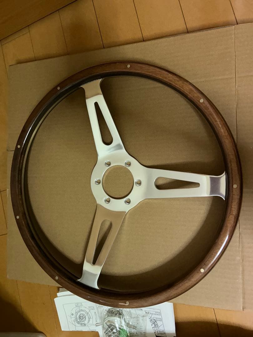 ウッド ステアリング 36.5Φ ヴィンテージスタイル ハンドル