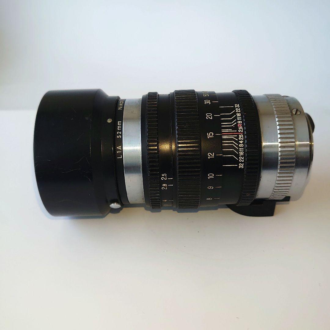 NikkorP−C AUTO 105mm F2.5スクリューマウント 革ケース付