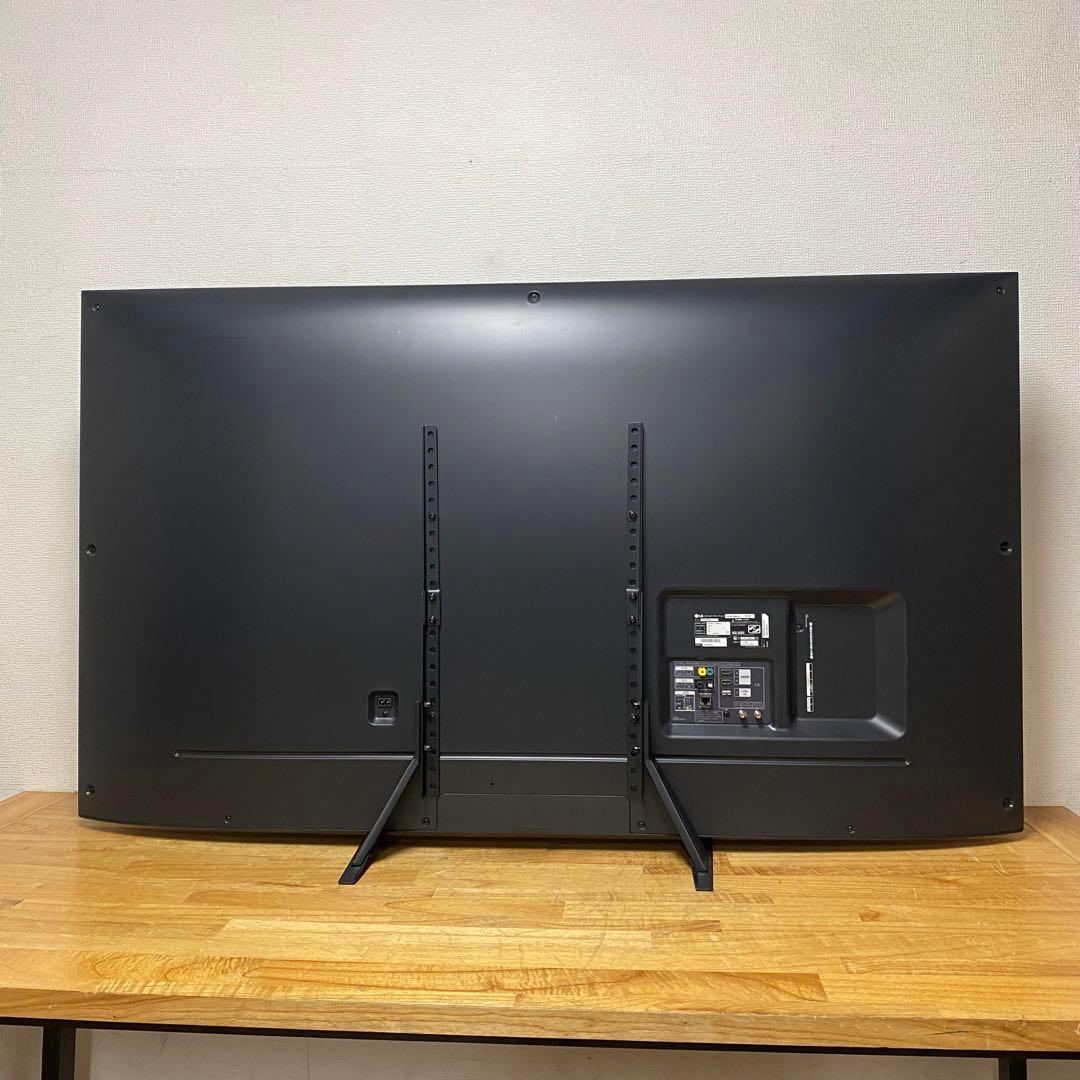 即日受渡❣️全国送料込LG 65V型 4K液晶テレビ ネット動画配信アプリ