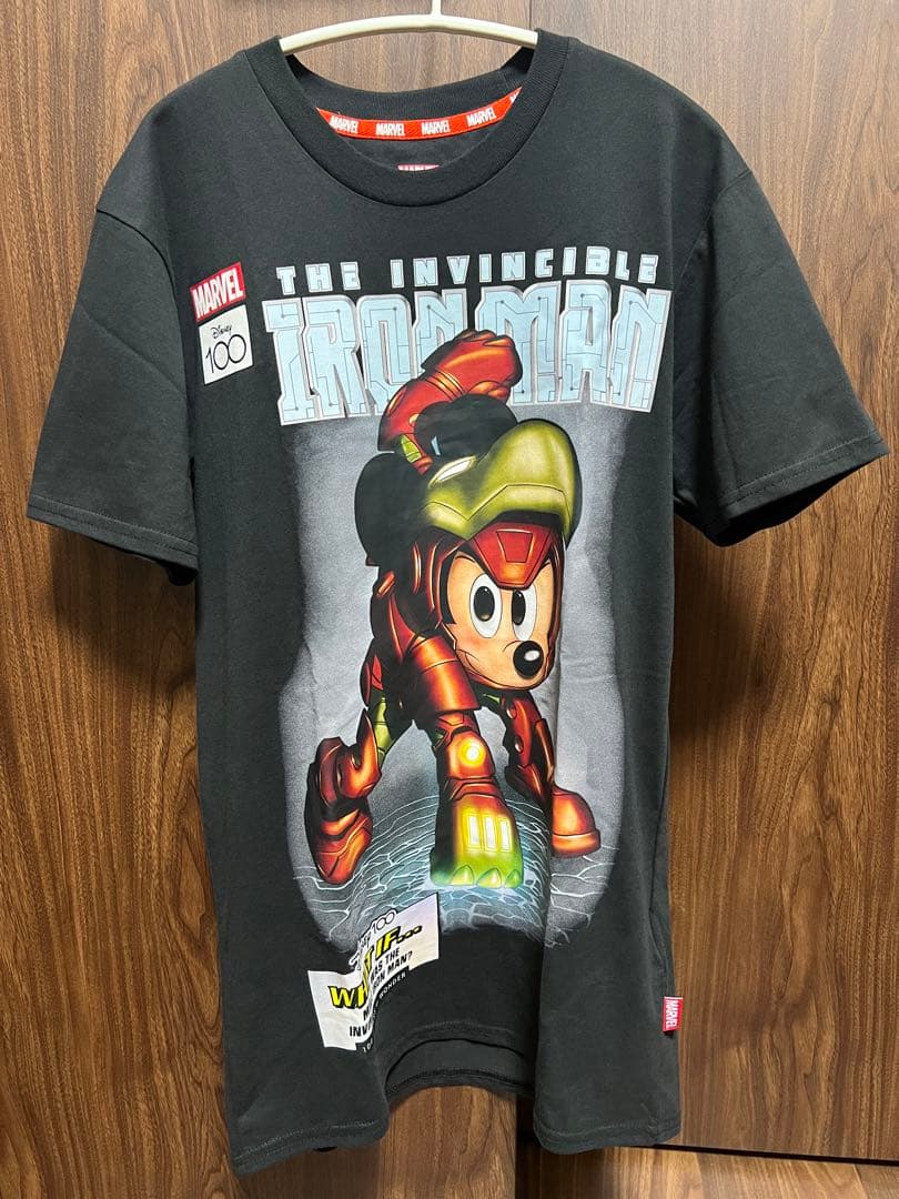 Tシャツ ミッキー アイアンマン マーベル ディズニー 100周年 L - メルカリ