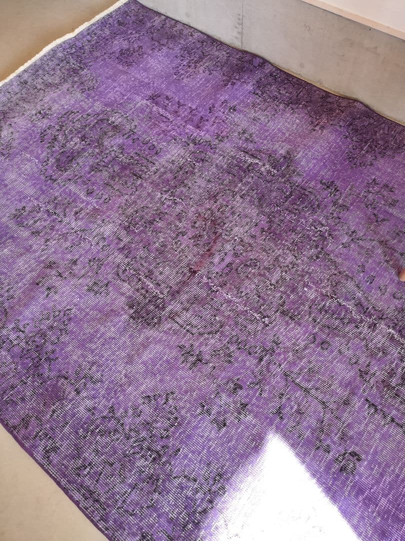 【D.Rin】大判/パープルのオーバーダイ　　No.579