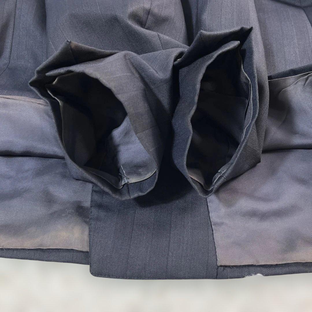 エルメネジルドゼニア ダブルスーツ ブラック系 シャドーストライプ