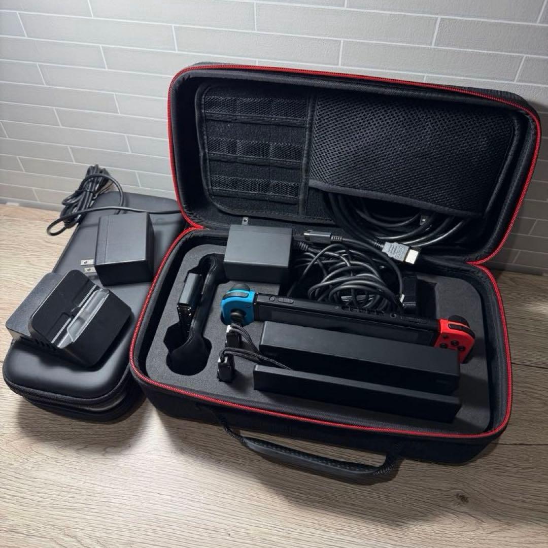 【超美品】任天堂Switch 本体 おまけ色々付き Nintendo Switch 本体 ニンテンドー スイッチ HAD-S-KABAH [ネオン