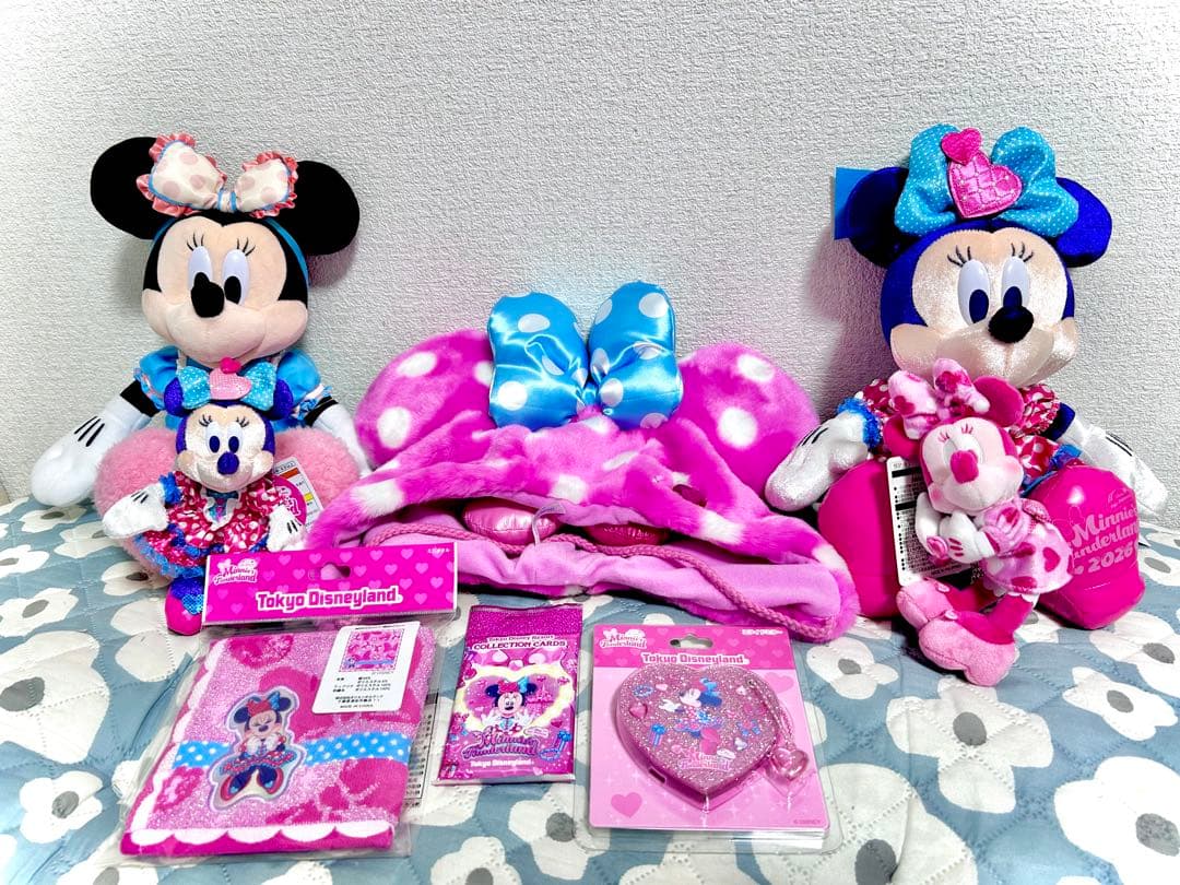 【美品】ディズニー パルパルーザ ミニーマウス 新品未使用 まとめ売り 8点 販売終了】ディズニー パルパルーザ ミニーマウス 新品未使用 まとめ